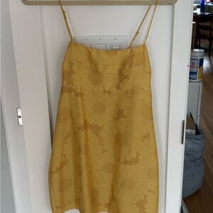 Vintage Yellow Slip Realisation Par Dress